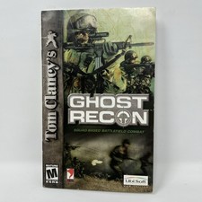 Tom Clancy's Ghost Recon Sony PlayStation 2, 2002 Manual Only