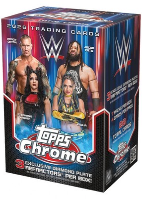 WWE Topps Chrome 2026-Kartenauswahl Base/X-Fractor/Diamond Plate/ERA/Focus/Mania