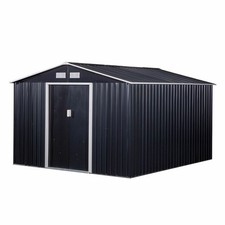 Metal Garden Shed Outdoor Tool Storage Heavy Duty for Backyard Patio Garage Lawn