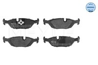 Meyle 025 206 7516 Bremsbelagsatz Hinten , Passt Zu: BMW 3 (E30), 5 (E28), 6 (E2