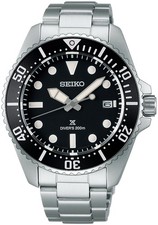 SEIKO SBDJ063 Wrist watch PROSPEX DIVER SCUBA Solar Black SS Analog Men Unused