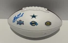 TROY AIKMAN SIGNED SUPER BOWL FOOTBALL DALLAS COWBOYS PROOF JSA COA