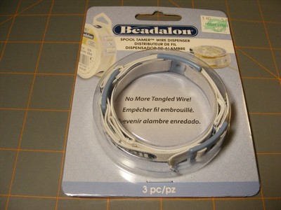 Beadalon Spool Tamer Wire Dispenser adjustable 3/Pkg jewelry making tool New