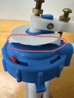 Toilet Float Fill Valve Replacement Kit, Universal Toilet Repair Kit, Includes