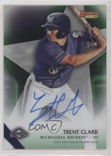 2015 Bowman's Best of Green Refractor 58/99 Trent Grisham Clark Auto 08jk