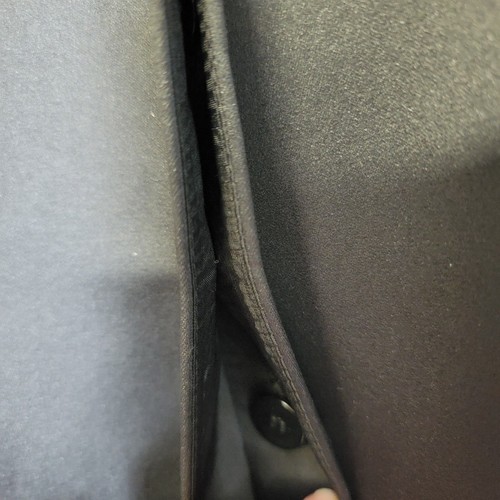 Ann Taylor Womens Black Satin 5 Button Flip-Cuff Pockets Lined Duster Coat 6 EUC - Picture 18 of 19