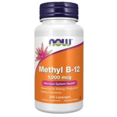 NOW Foods Methyl-B12 1000 mcg   250 Lutschtabletten