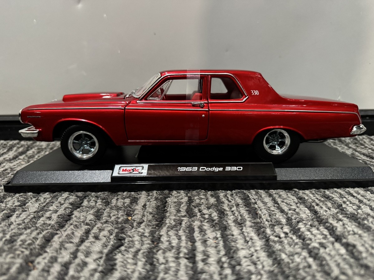 Maisto 1:18 Diecast Special Edition 1963 Dodge 330 RED NEW | eBay