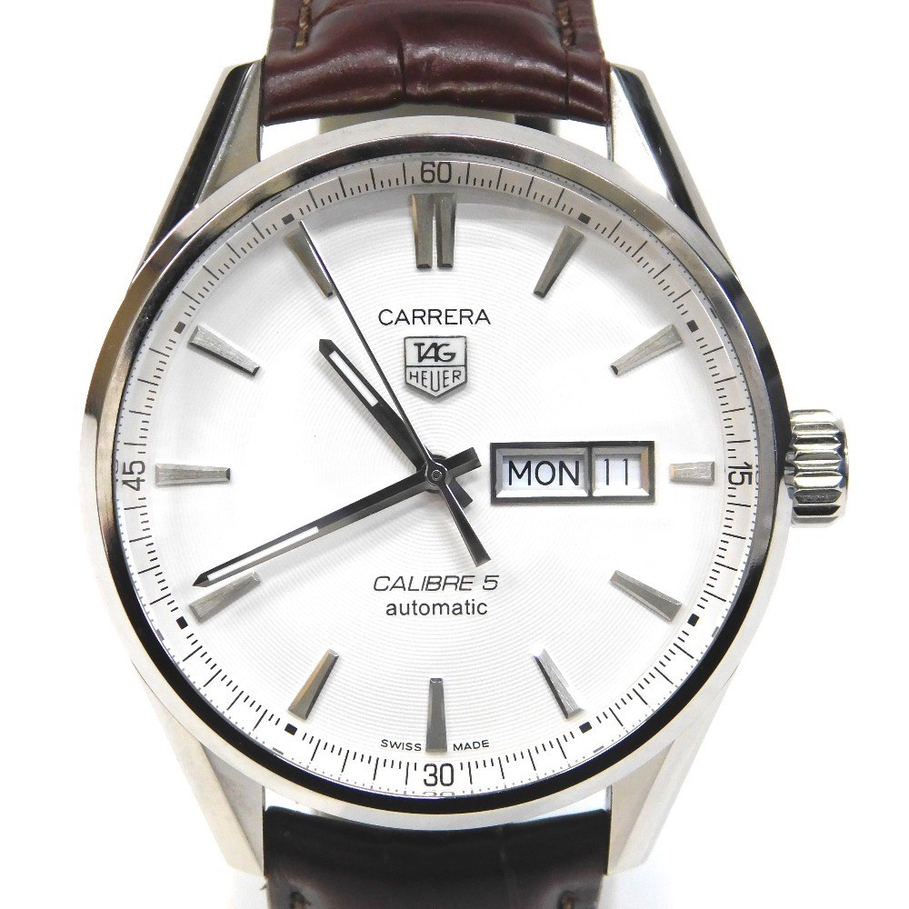 TAG Heuer Carrera Caliber 5 WAR201B FC6291 Pre-Owned Men's Watch