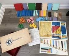 VTG Mortensen Math Block Set Manipulatives Algebra Materials Huge Lot Some New