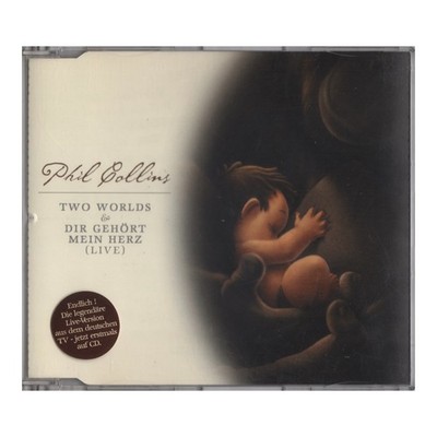 PHIL COLLINS ''TWO WORLDS'' CD Single 3 Tracks Enhanced 2000 Walt Disney