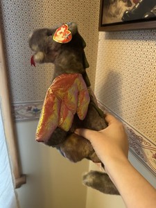 Vintage TY Beanie Buddies Collection Scorch The Dragon 1999 RETIRED Tags