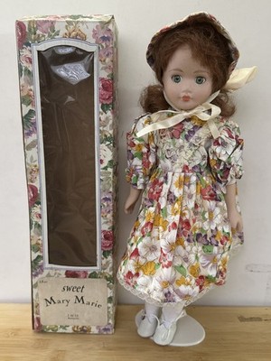 Sweet Mary Marie Porcelain Doll by LACIS Berkeley CA NIB Original Box