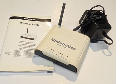 Router wireless US Robotics SR5463 mit 4 LAN-Ports