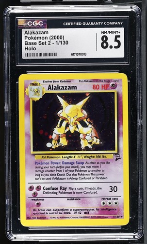 Alakazam graded CGC 8.5 for sale on eBay