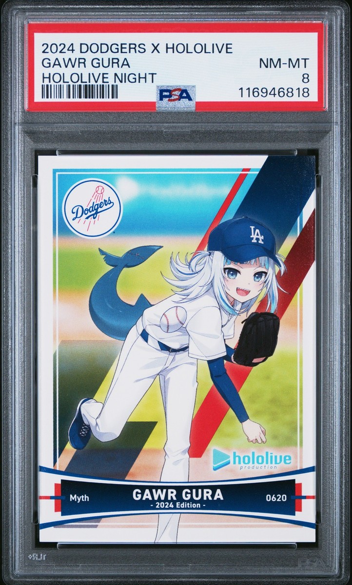 2024 DODGERS X HOLOLIVE COLLABORATION HOLOLIVE NIGHT GAWR GURA PSA