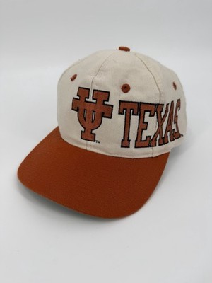 Vintage 90 s Apex One University of Texas Longhorns Snapback Hat Spellout RARE