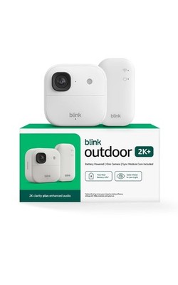Blink Outdoor 2K+ Wireless Smart Security Camera System 2K Video Enhanced Audio