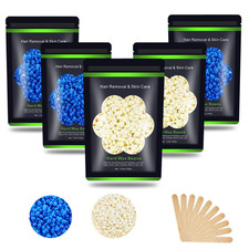 Wax Beads for Hair Removal 1.1 Lb 17.6 Oz , Hard Wax Waxing Beads Kit for Sensi