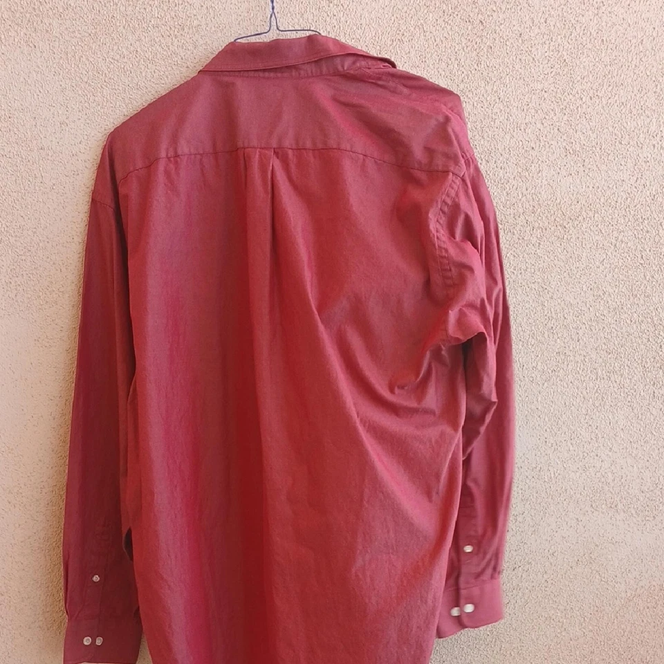 Camisa informal con botones "Hacer oferta" Alexander Julian roja "Hacer oferta" Foto 4 de 4