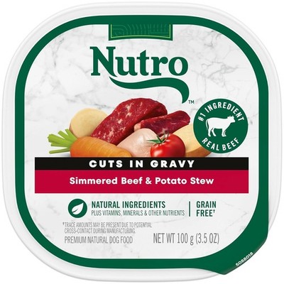 Nutro Adult Wet Dog Food, Natural Grain Free Dog Food Wet Cuts in Gravy 36 CT
