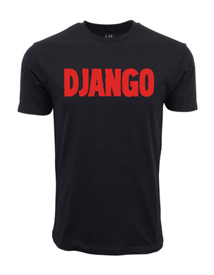 Django  Graphic T shirt Black
