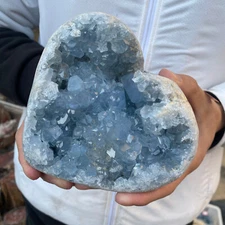 4.5lb Natural Clear White Quartz Crystal Cluster Rough Healing Specimen