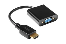 1.65Gbps HDMI to VGA Cable with Advanced IC Chip, Black