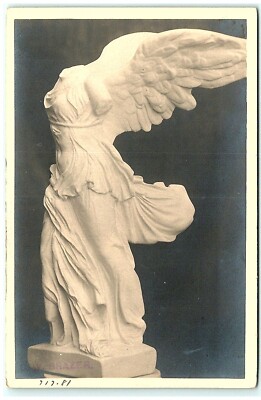 S02-8871, FAMOUS STATUE, **100-YEAR-OLD POSTCARD