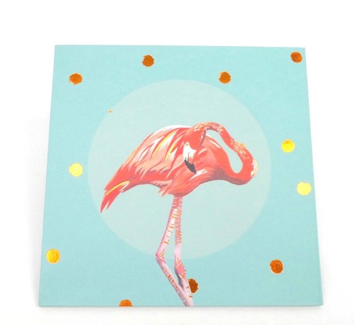 Flamingos Greeting Card Pop Up 3D Any Ocassion Birthday Card - Picture 4 of 6