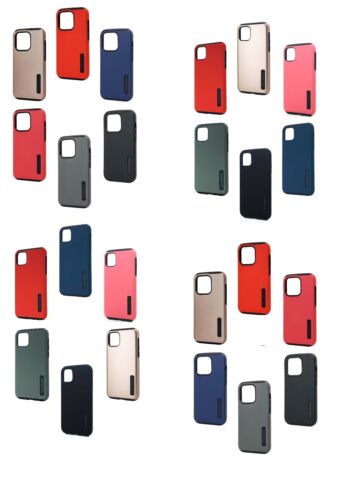 Lot/6 Ultra Matte Hybrid Case For iPhone 11/12/11 Pro & 12 Pro/11 & 12 Pro Max - Picture 1 of 11