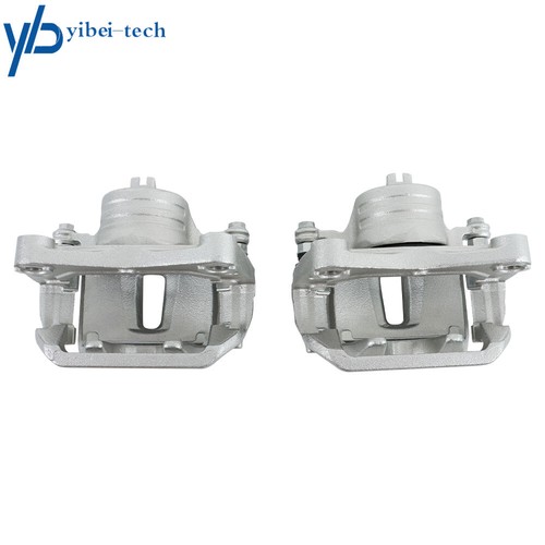 2× Front LH & RH Brake Caliper w/ Bracket For 2003-2007 2009-2012 Nissan Murano - Picture 5 of 10