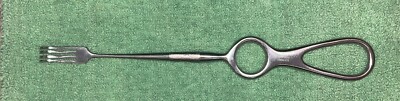 V. Mueller Volkmann Retractor -Dull-4 Prong 8.75