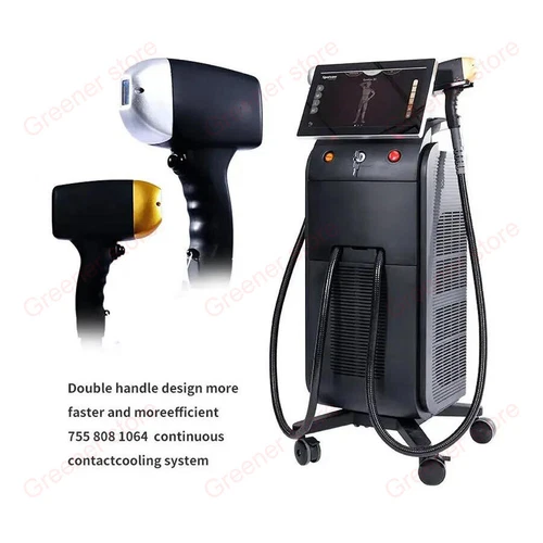 2IN1 Ice Titanium 755nm 808nm 1064nm Diode Laser Full Body Hair Removal Machine - Picture 4 of 13