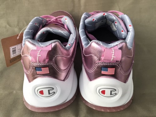 CHAMPION 93 EIGHTEEN METALLIC PINK YOUTH WOMEN FASHION SHOES CM100112Y SZ 7Y - Picture 10 of 12