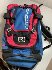 Ortovox Tour ABS Lawinen-Rucksack, 30+7, Damen, blau/pink mit Carbon Kartusche 