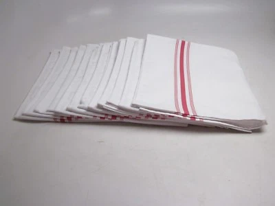 GARNIER-THIEBAUT 12 bistro stripe restaurant dinner cloth napkin wedding catering event New