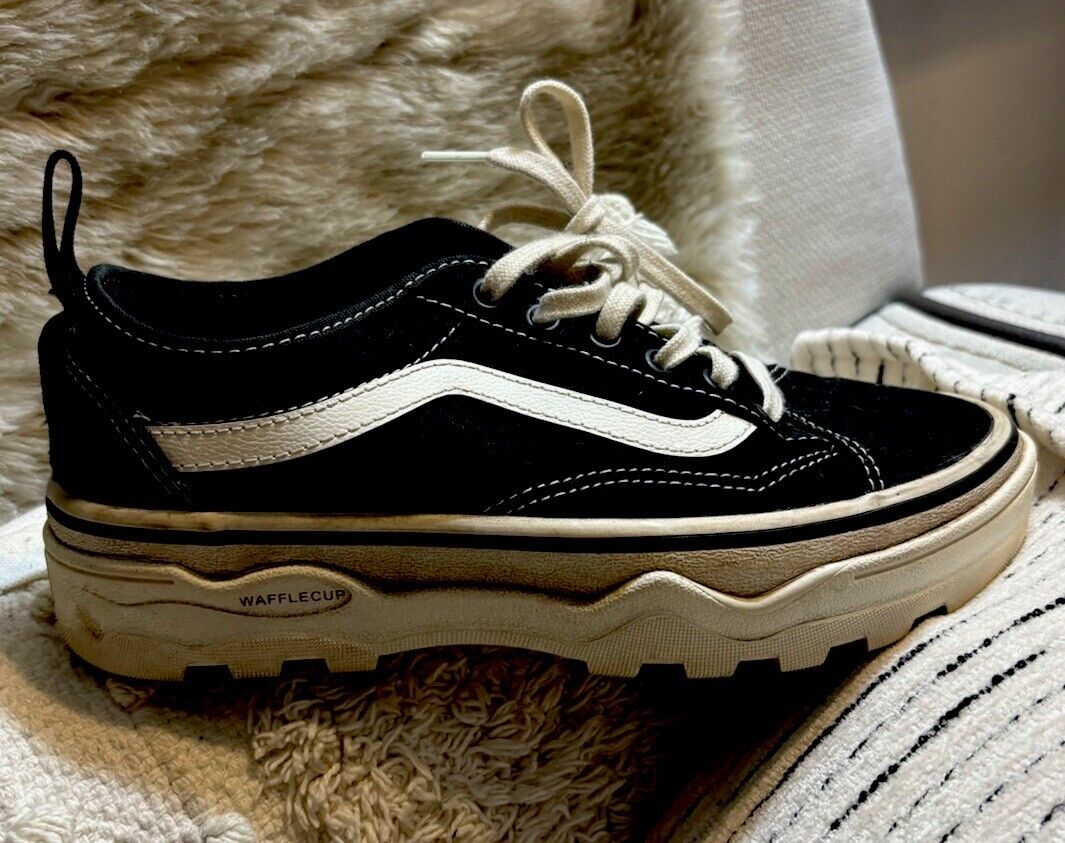 Vans Sentry Waffle Cup Black Ultracush Women's Size 6, Men Vans Sentry Waffle Cup Black Ultracush Women's Size 6, Men