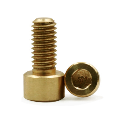 M2.5 X 6mm Socket Cap Screw, High Tensile Grade 12.9 Yellow Zinc Plated Din 912