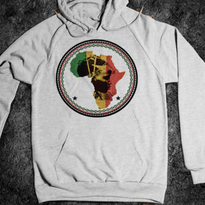 African Hoodie Black History Melanin Juneteenth Moors Marcus Garvey Panafrican I