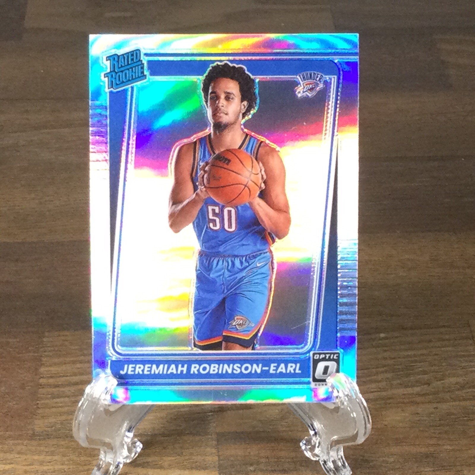 Jeremiah Robinson-Earl #170 2021-22 Panini Donruss Optic Holo Prism Rookie