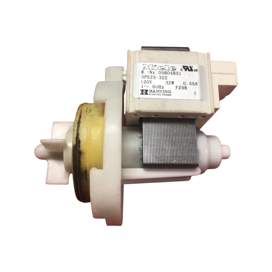 Miele Dishwasher Drain Pump PART# 06804851 DPS25-322 120V 32W 0.55  