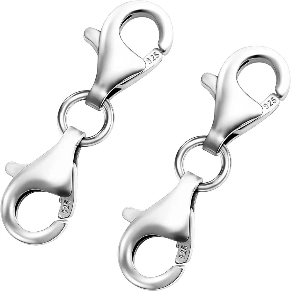 9mm Classic Double End Silver Double End Necklace Clasp For Women
