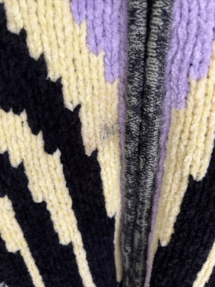 Cárdigan Suéter Jamie Sadock Chenille Para Mujer Mediano Completo Cremallera Forrado CB88M Foto 4 de 4