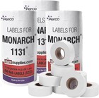 Perco Removable Adhesives White Labels for Monarch 1131 Price Gun