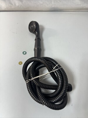 bossini metal hose dark grey 63'' heavy duty  With Nozzle