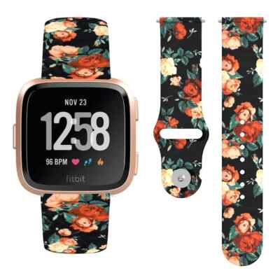 For Fitbit Versa/Lite/Versa 2 Replacement Soft Silicone Sport Wrist Band Strap