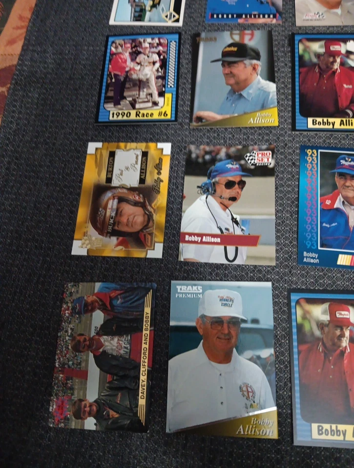 Bobby Allison LOT of 25 Cards Nascar HOF Alabama Gang Racing Legend B R.I.P - Image 3 of 4