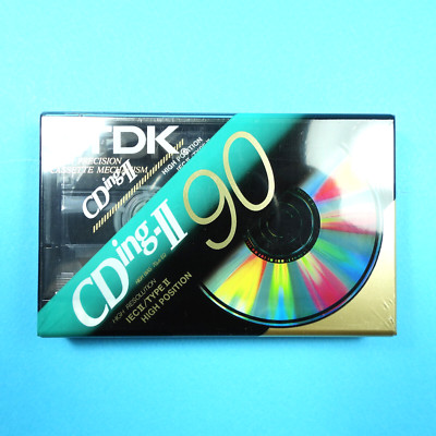   1x TDK CDing - II 90 * Type 2 * Cassette Kassette кассета *SEALED* 1998