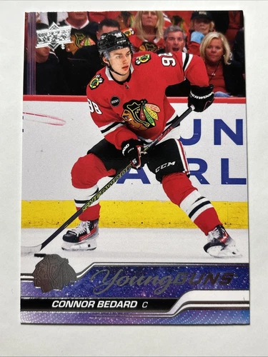 CONNOR BEDARD 2023-24 Series 2 Young Guns ROOKIE SP 23/24 UD RC #451 Upper Deck